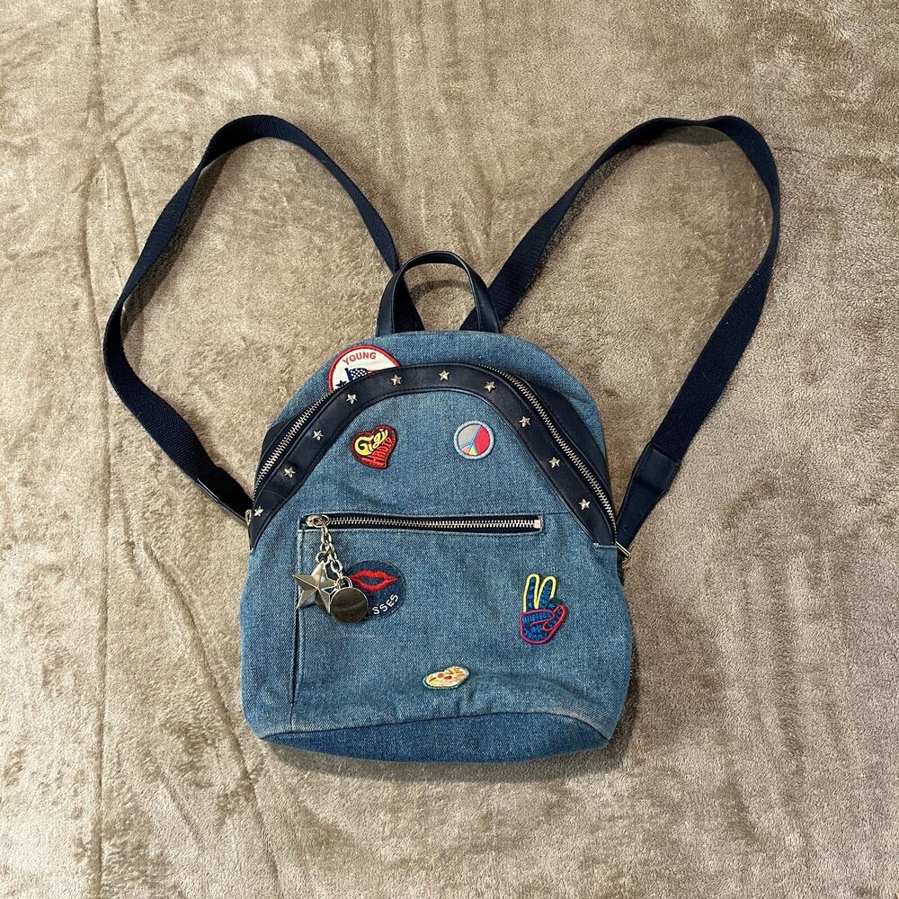 Tommy Hilfiger x Gigi Hadid denim Bag pack with Navy Straps